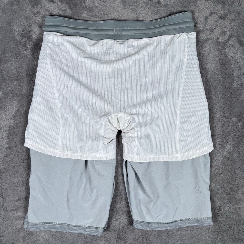 Men’s Lululemon T.H.E. Short 9” Lined Size S Heathered Gray - Picture 5 of 7